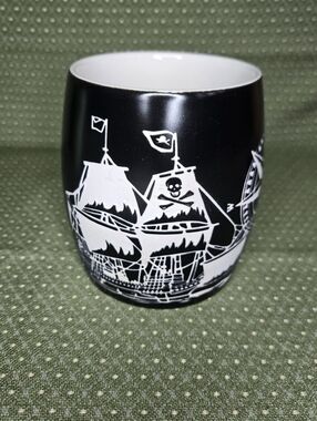 Outer Banks Pirate Ship & Nautical Compass Mug